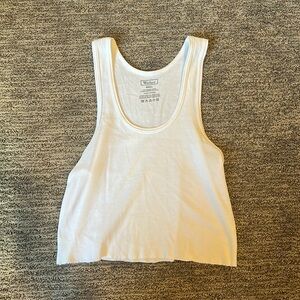 WALKER White Tank top